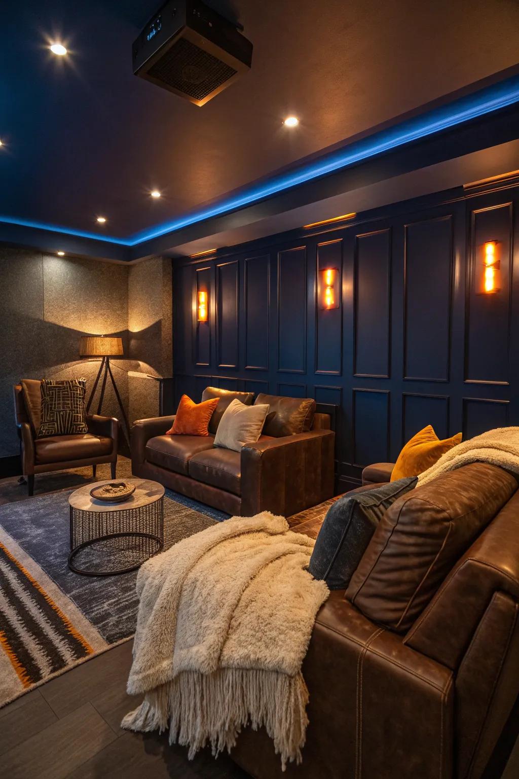 Set the mood with ambient lighting that transforms your space into a tranquil retreat. 💡 #LightingDesign #ChillRoom