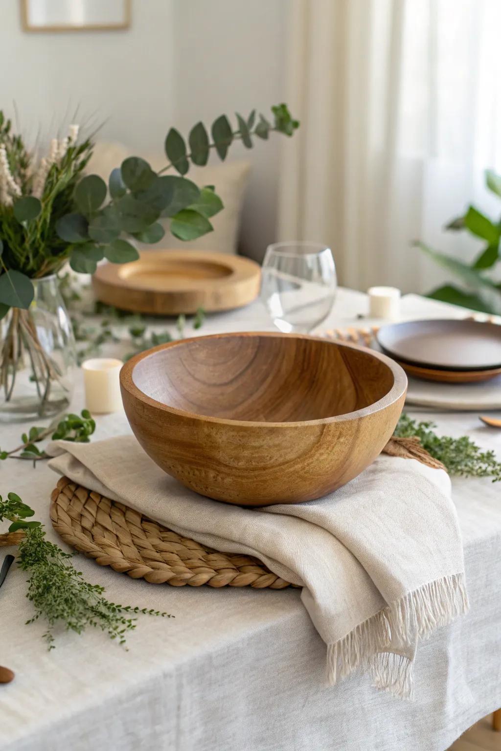 Warm up your space with rustic wooden accents that echo the heart of the savannah. 🌿 #RusticDecor #HomeInspiration #SafariStyle