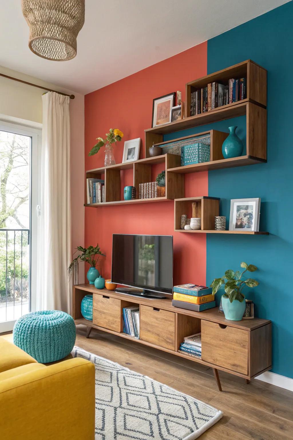 Achieve a dynamic look with staggered asymmetrical layouts that add depth and interest.