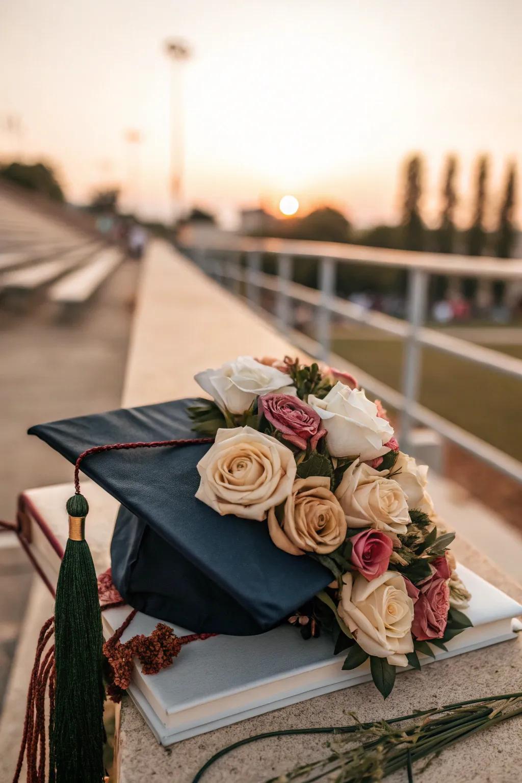 Channel timeless elegance with roses that speak the language of love and achievement.