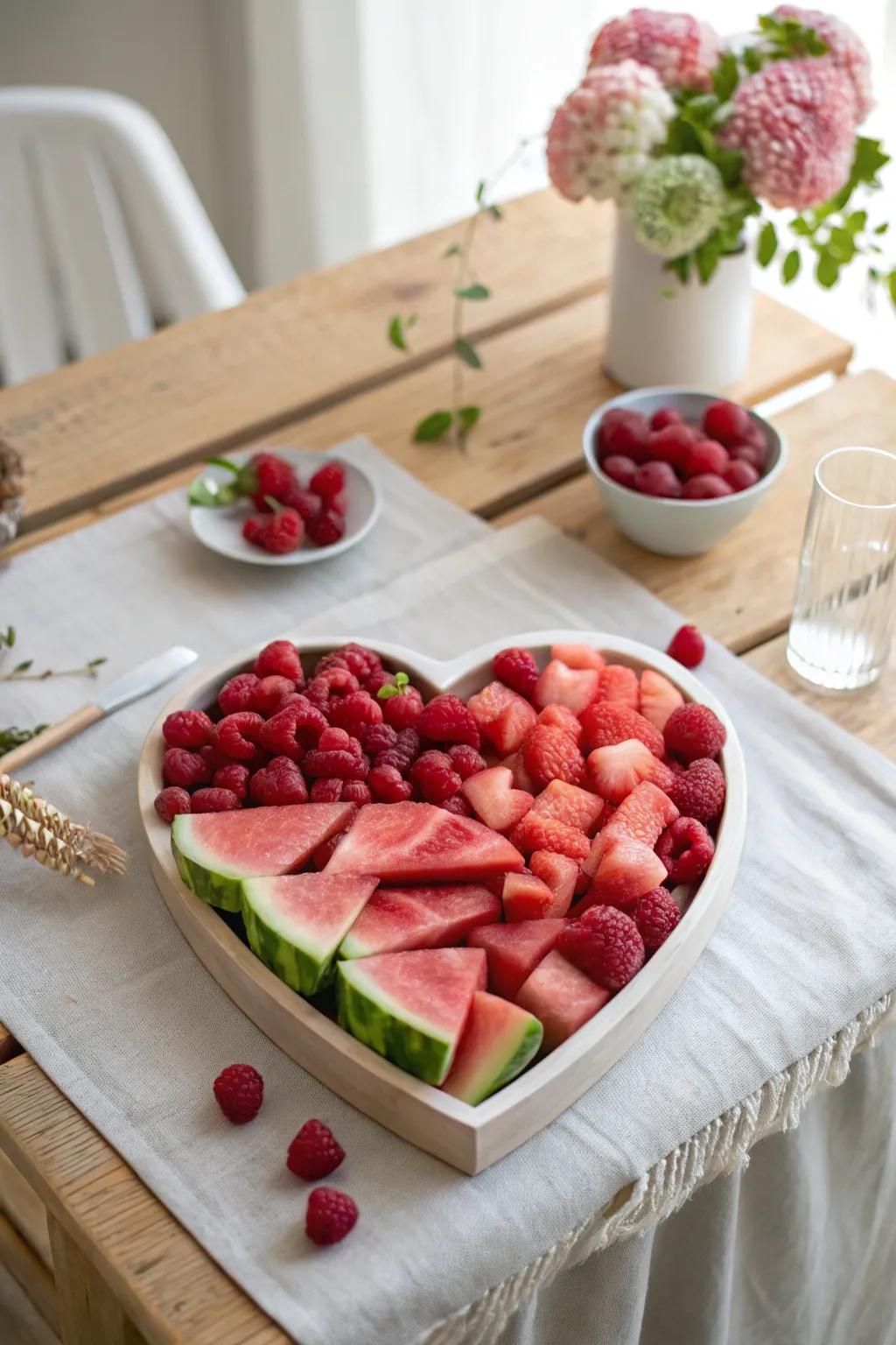 A delicious berry and melon medley that bursts with flavor.