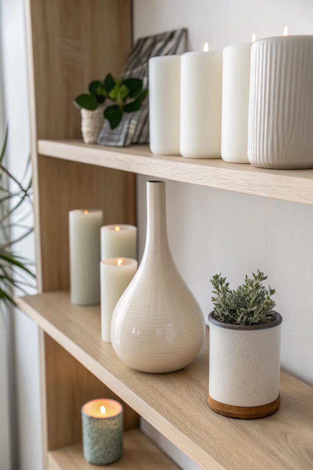 Clean lines and elegance: simple objects that speak volumes.