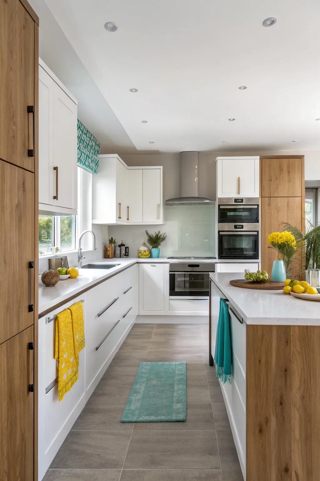 Keep it sleek and seamless with integrated appliances in your kitchen.