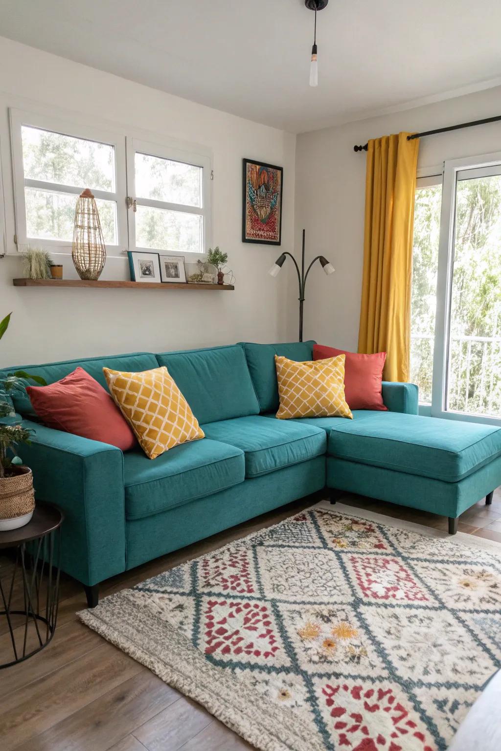 L-shaped sectionals make the most of your living room corners, offering ample seating.