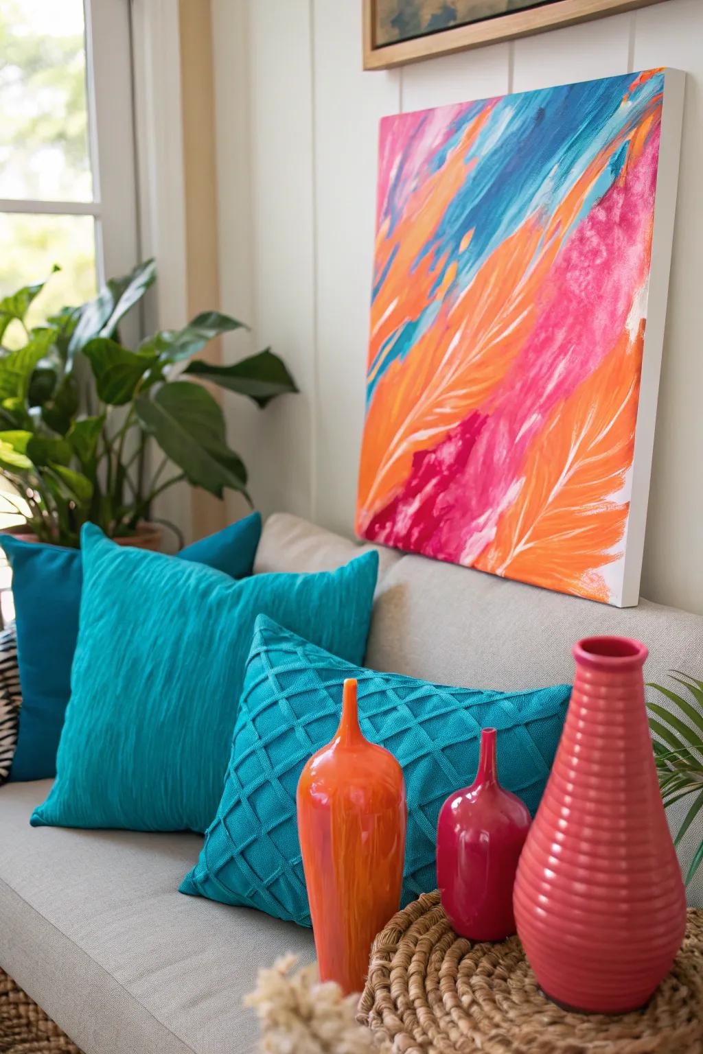 Unleash your creativity with DIY wall art that makes a bold statement in your space. 🎨 #DIYArt #CreativeDecor #WallInspiration