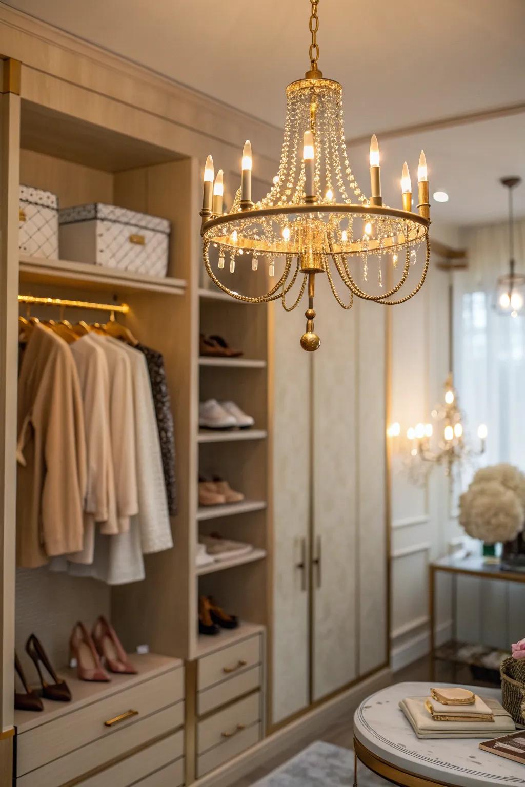 Let lighting be the star of your closet design, adding warmth and style. 💡 #LightingDesign #ClosetInspiration