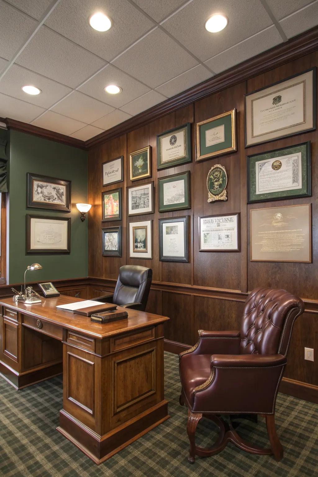 Let your achievements shine and inspire in your office space. 🏆 #Motivation #OfficeDecor