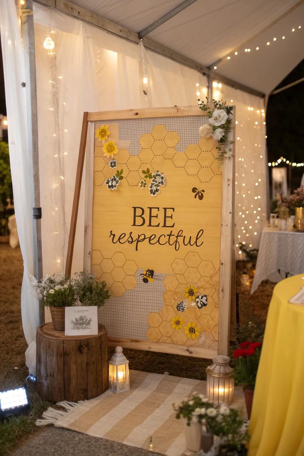 Spread respect with a board that buzzes with positivity. 🐝