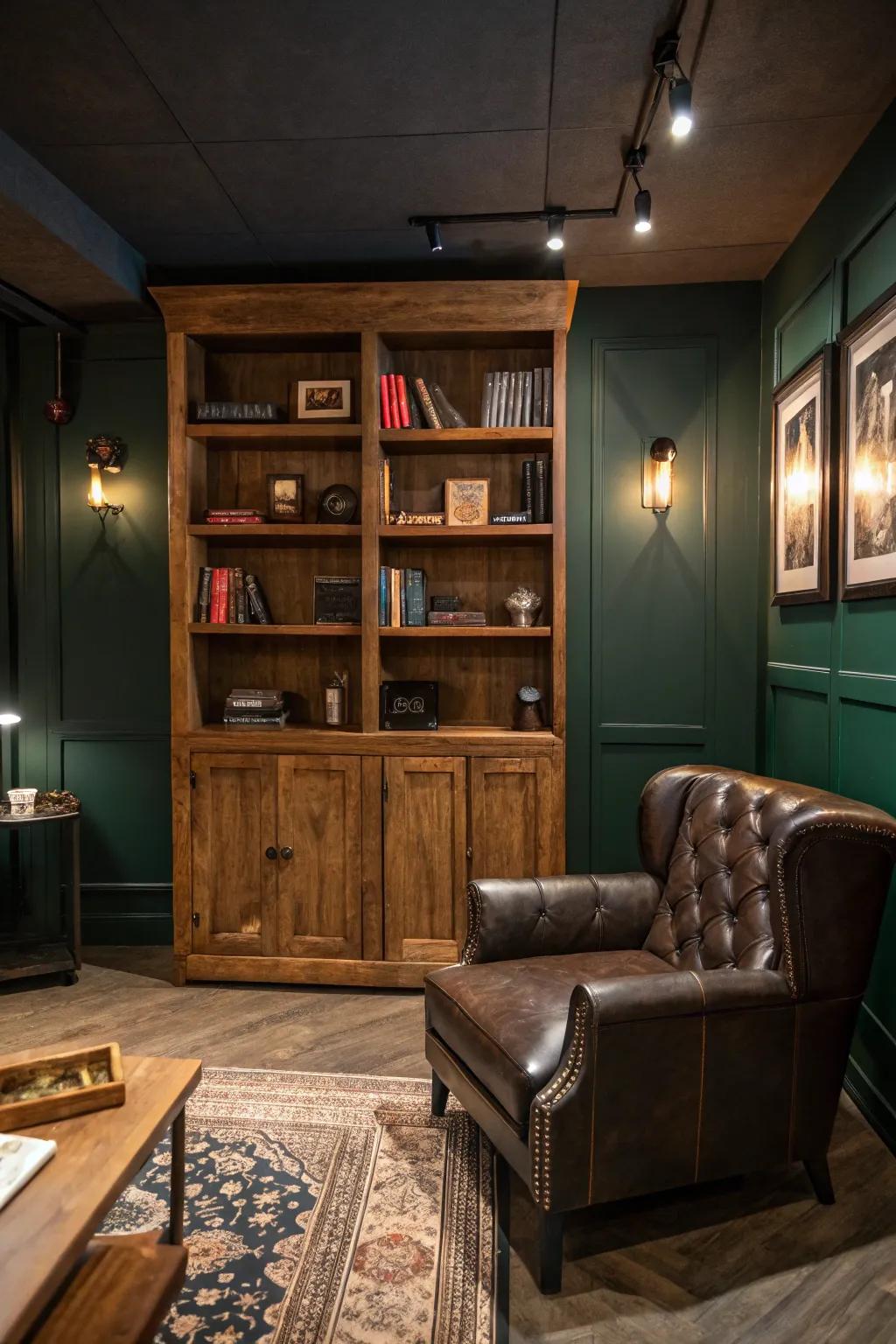 Showcase your personality with shelves that display your favorite items. 📚 #HomeStyle #PersonalTouch