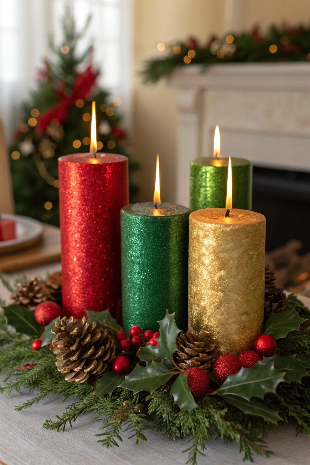 Classic colors set the stage for a timeless Christmas aesthetic. #FestiveColors #HolidayDecor