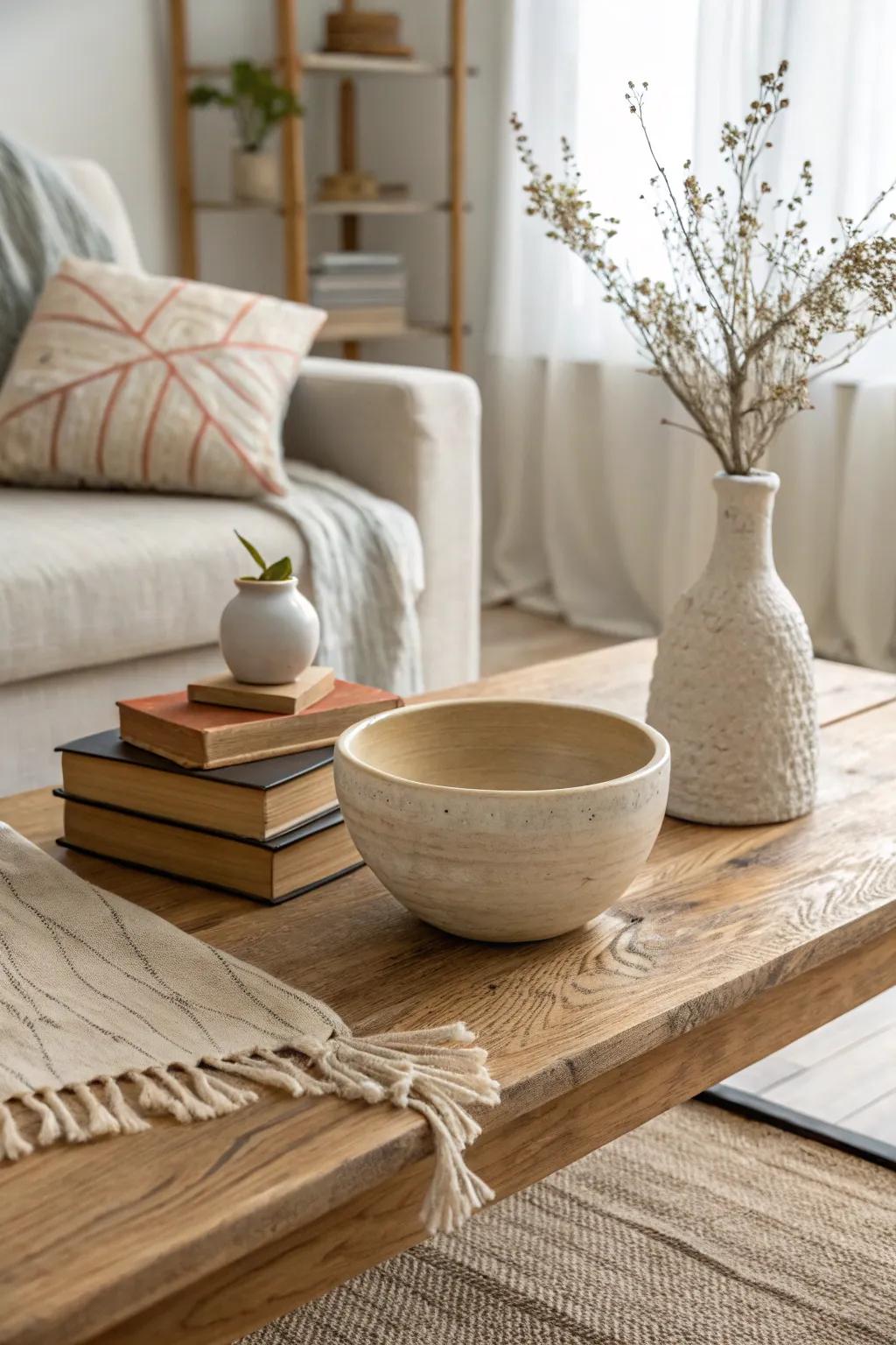 Showcase your style with decorative objects that add character and interest to your table.