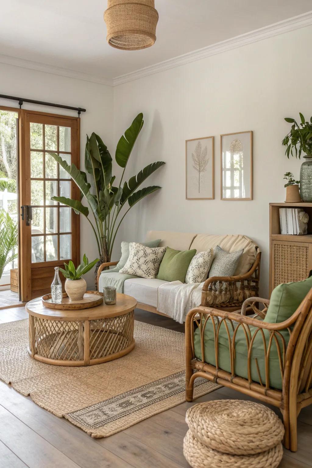 Create a tranquil oasis with a soothing palette inspired by nature's hues. 🌾 #NeutralDecor #EarthyPalette #InteriorDesign