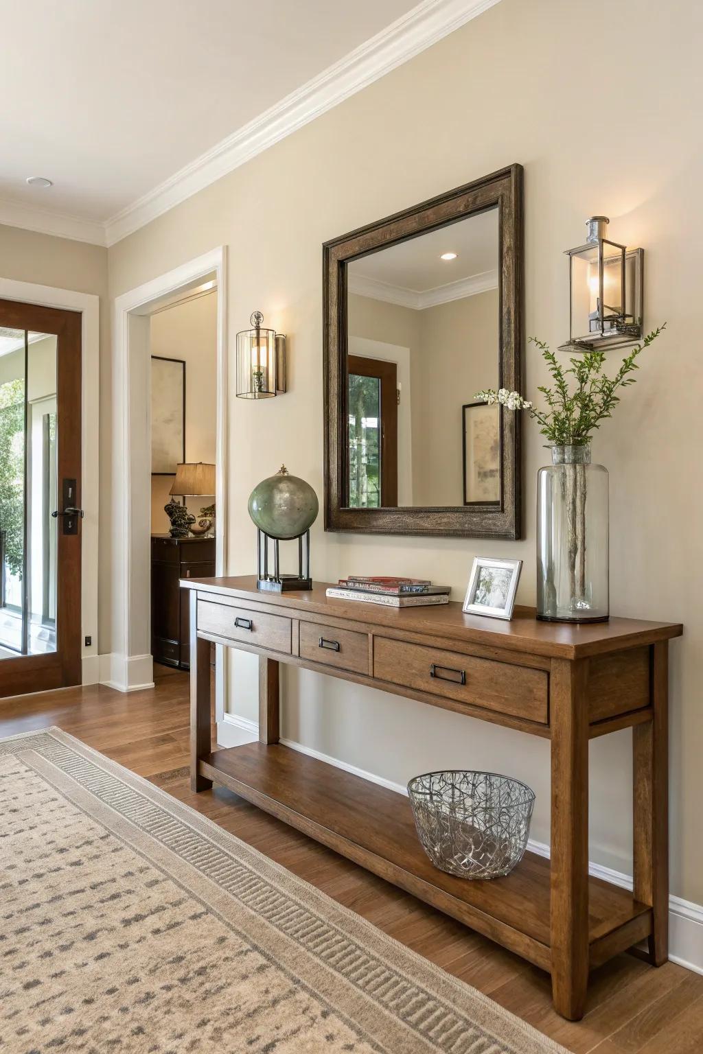 Elevate your entryway with luxurious materials that offer both style and durability.