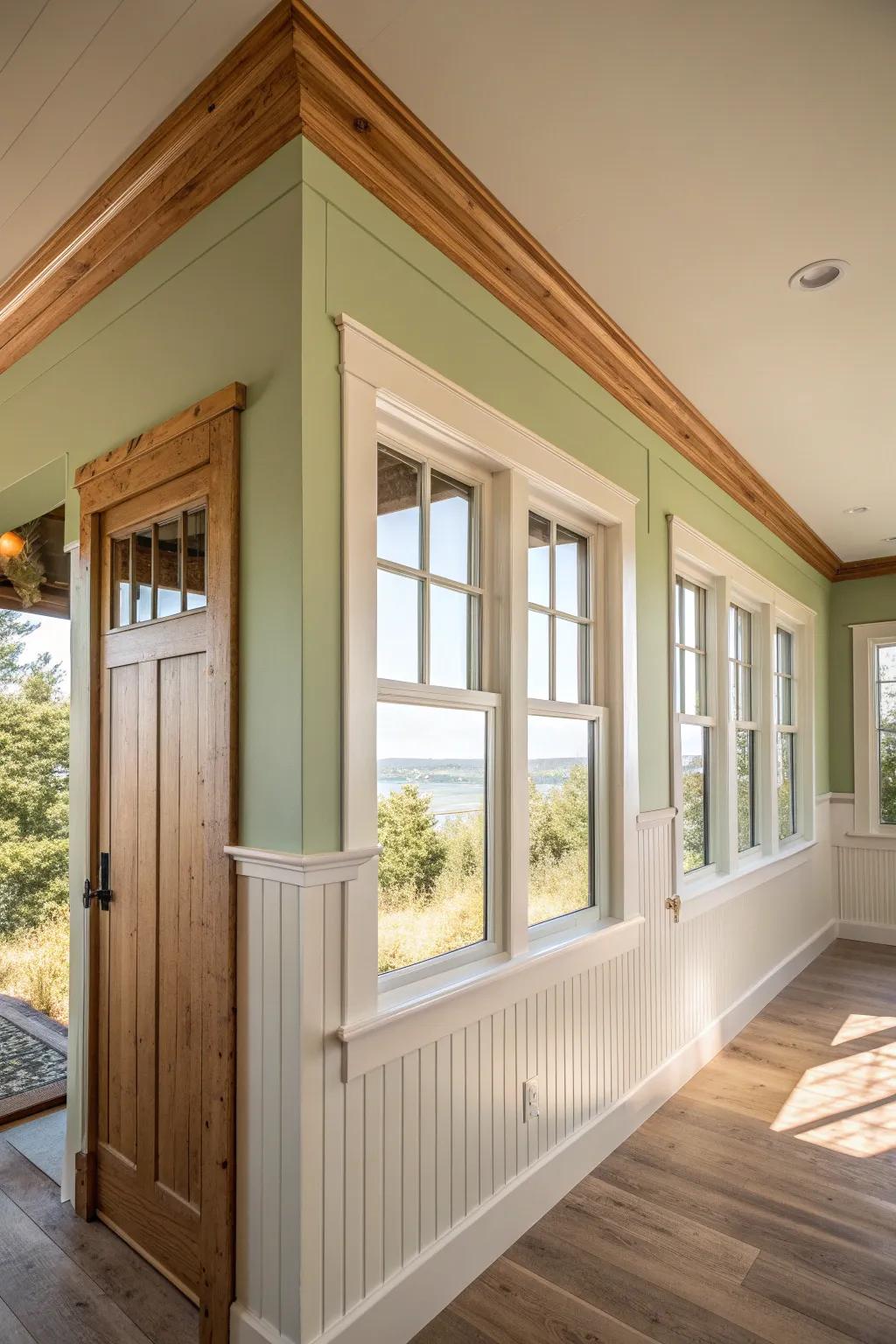 Mix and match materials for crown molding that stands out with personality and style.