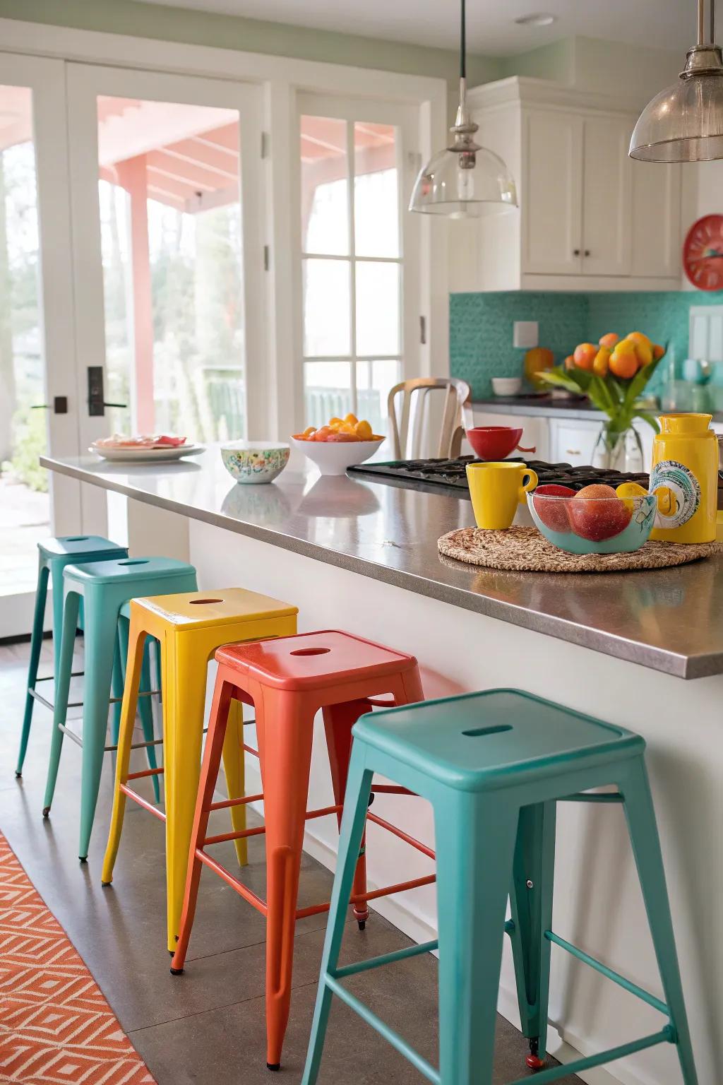 Start your day with a delightful breakfast bar perfect for quick meals. #BreakfastNook #CozyCorner