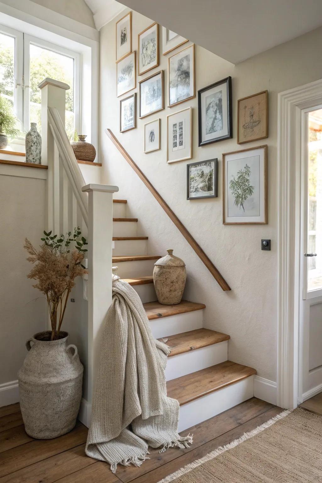 Express yourself with art that turns your entryway into a personal gallery.