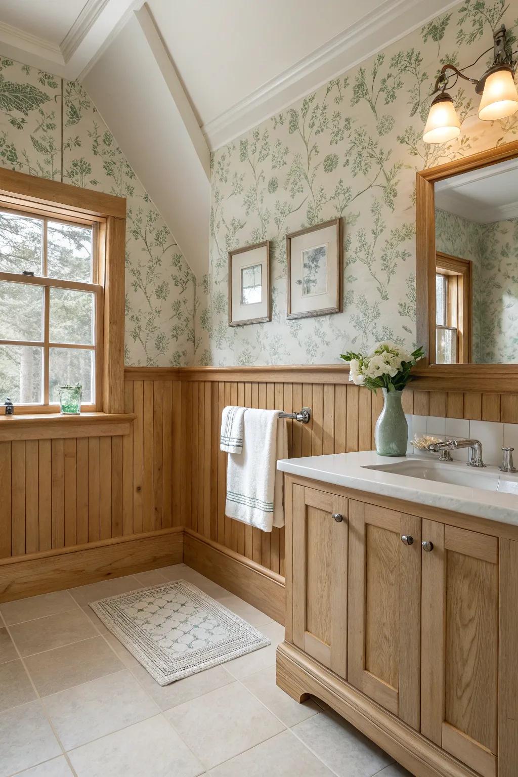 Combine styles for a bathroom that's as unique as you are.