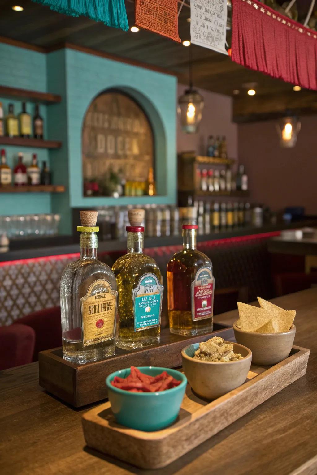 Create a tasting experience that takes your guests on a journey through Mexico.