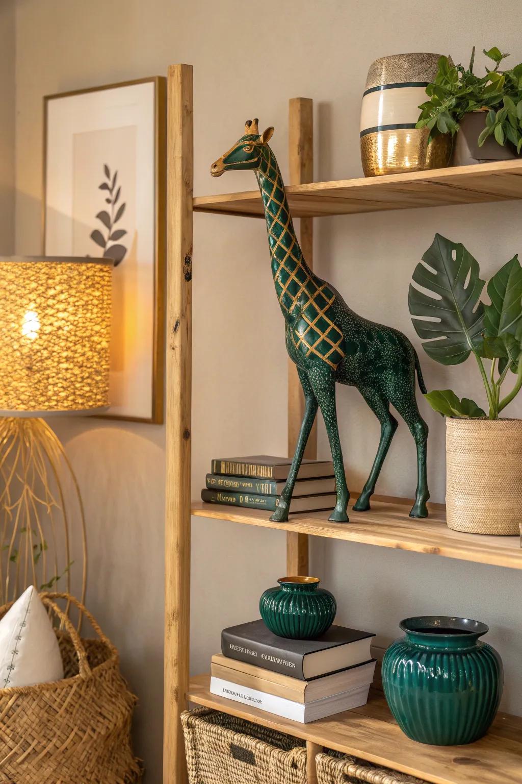 Let your imagination roam with charming animal figurines that bring life to any nook.