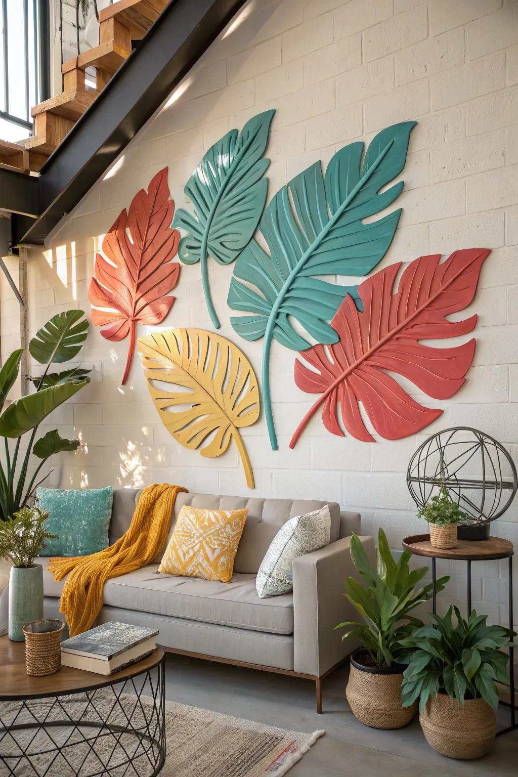 Infuse your home with botanical beauty through stunning 3D art. 🍃 #BotanicalArt #HomeInspiration #NatureLovers