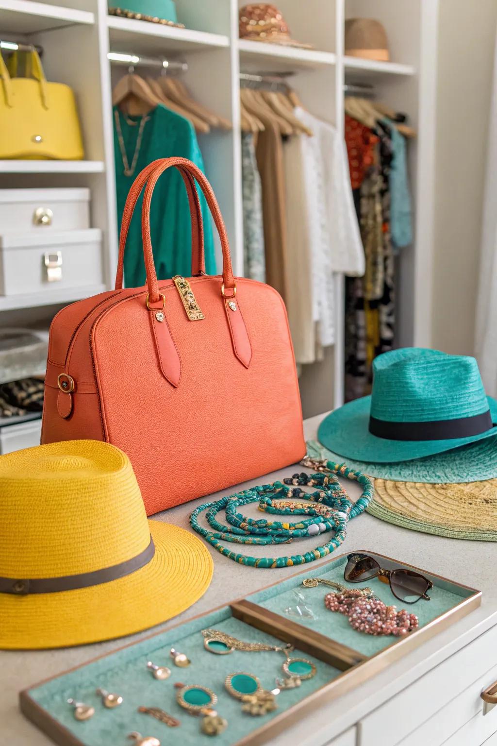 Showcase your accessories with dedicated storage solutions that make a statement. #AccessoryHaven #OrganizedLife #StylishStorage