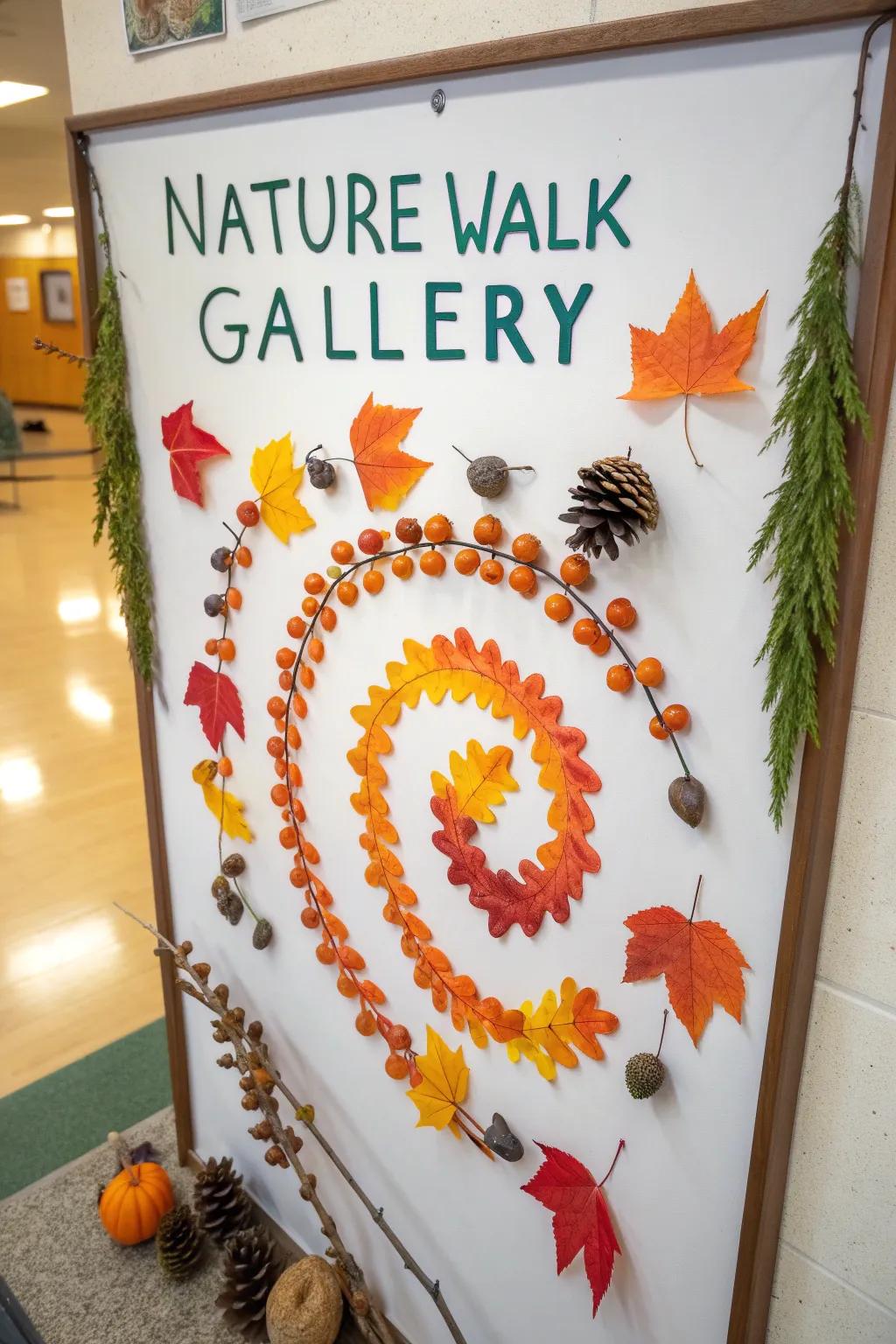 Create a beautiful gallery of natural treasures on your whiteboard.