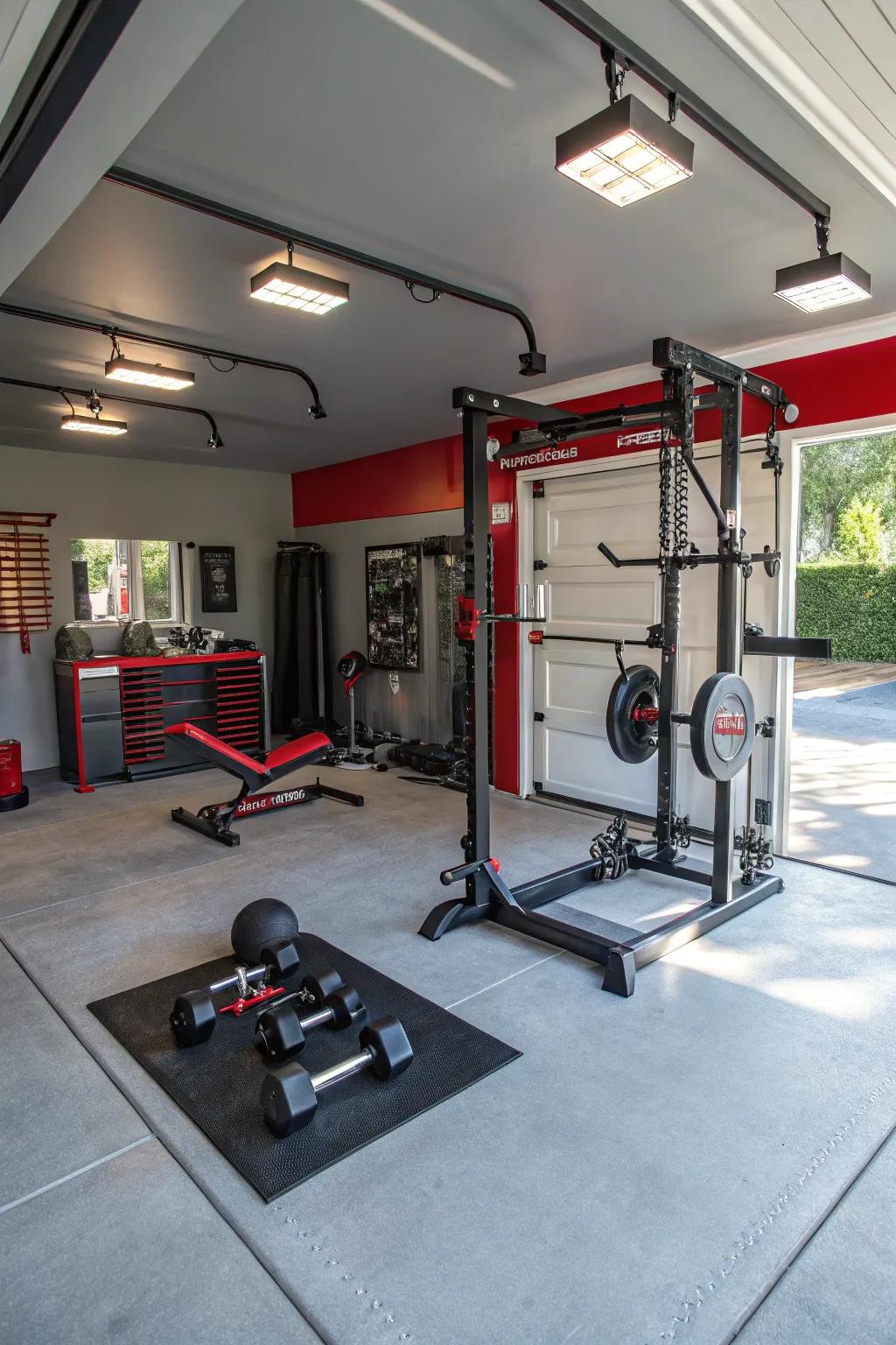 Maximize your space with a multipurpose station that adapts to your every workout need! 😊 #HomeGym #VersatileDesign