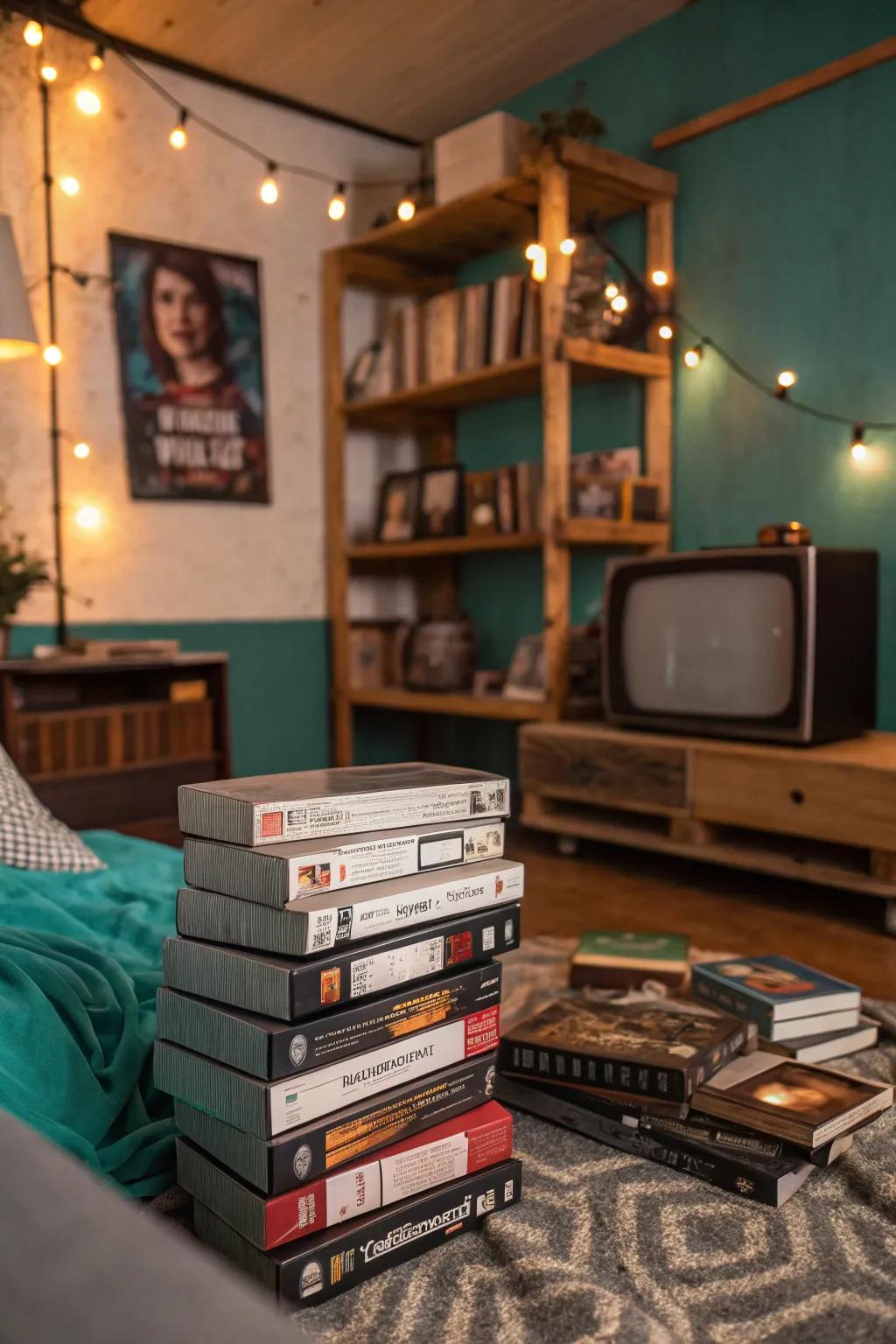 Dive into nostalgia with themed displays that celebrate your favorite movie eras. 🎬 #ThemedDecor #RetroVibes