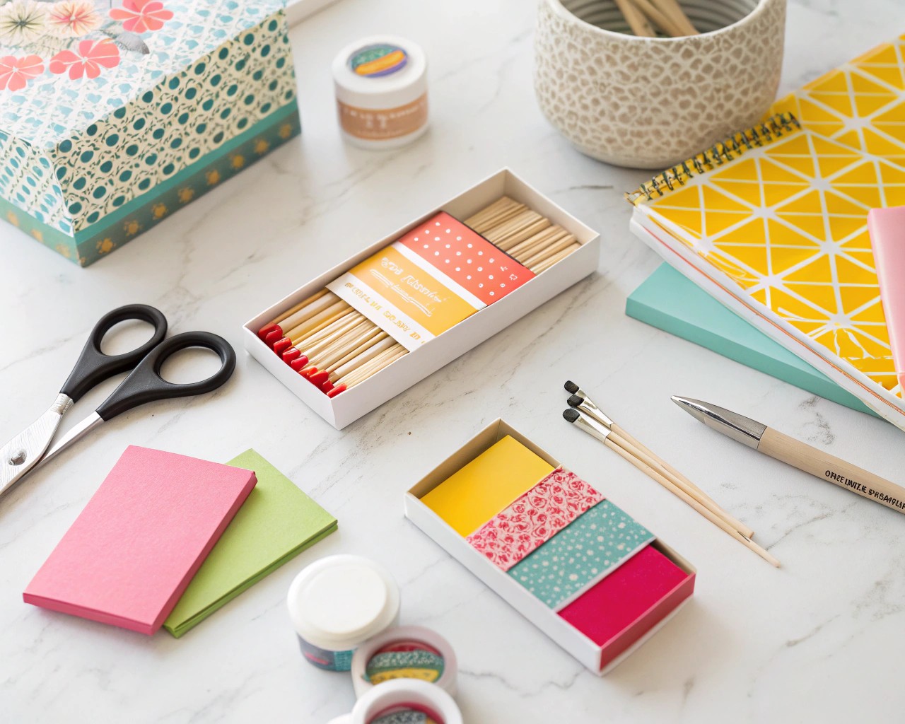 Gather the essential materials and tools to craft professional-quality decorative matchboxes that stand the test of time.