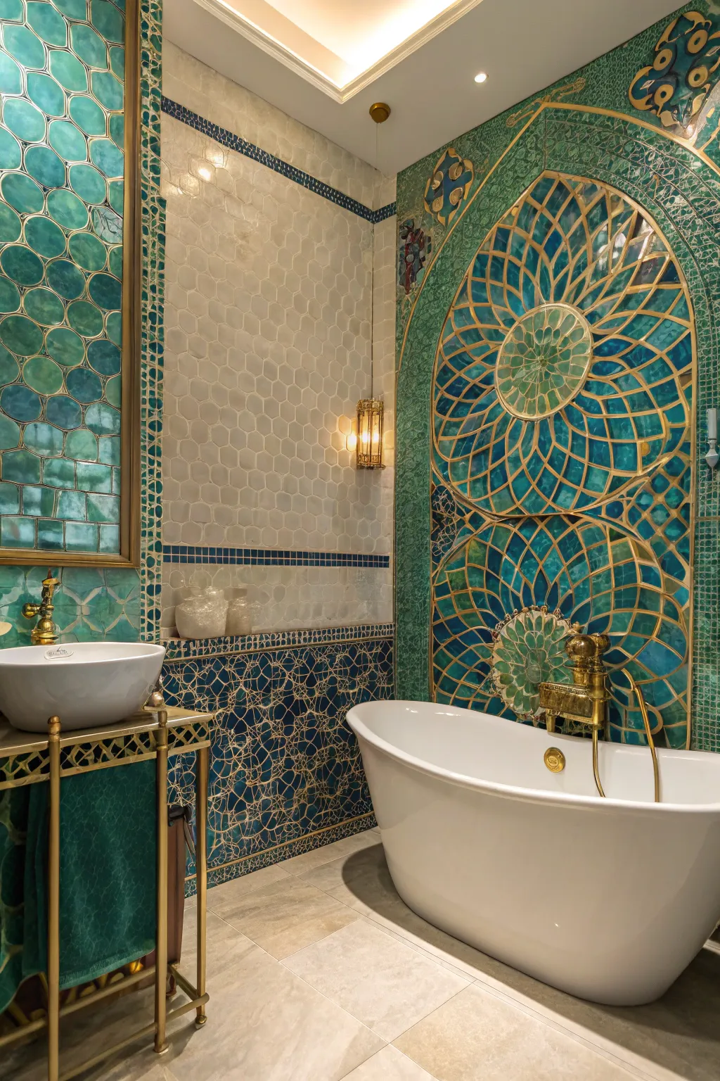 20+ Stunning Fully Tiled Bathroom Ideas