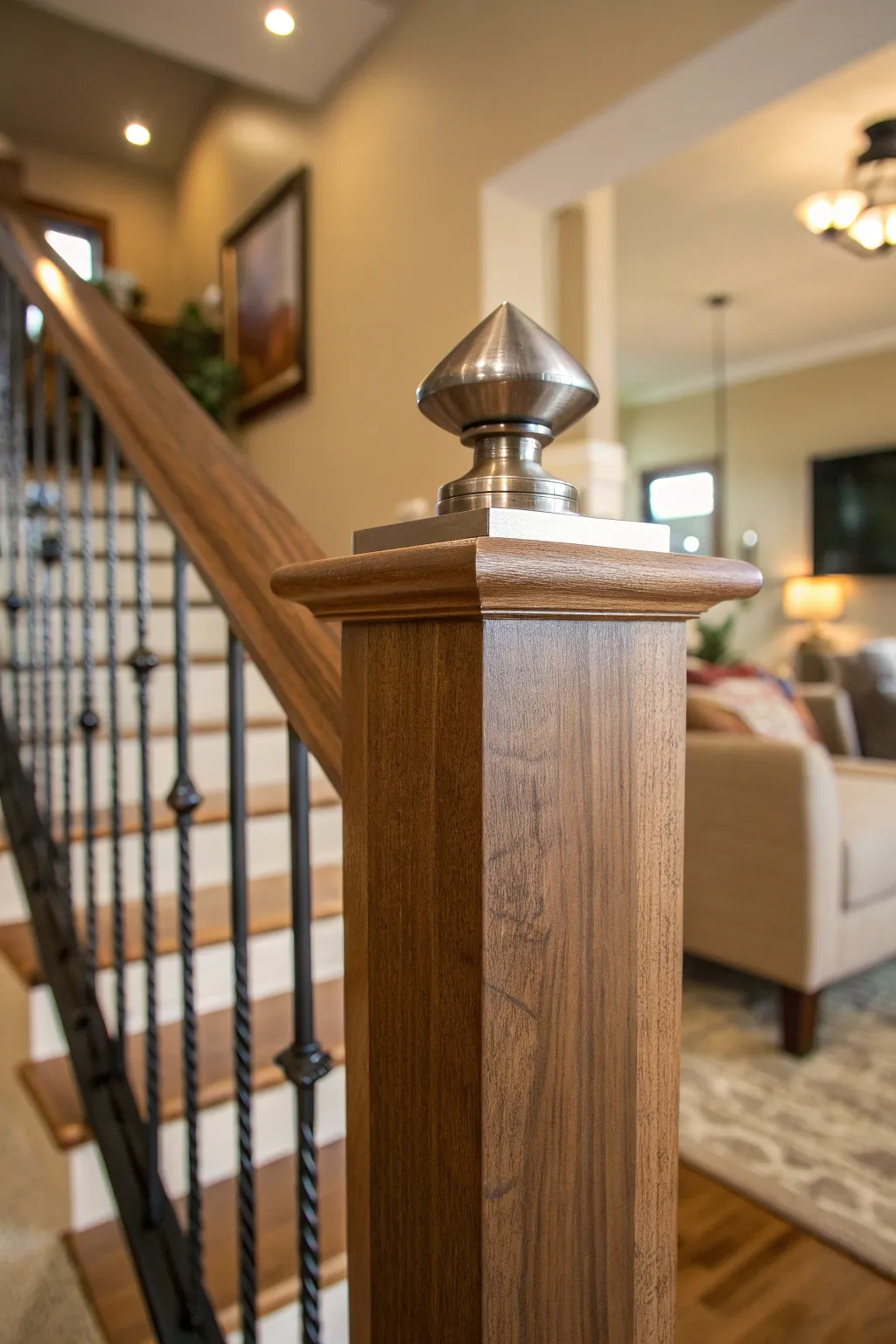 19+ Stylish Newel Post Ideas for Your Home