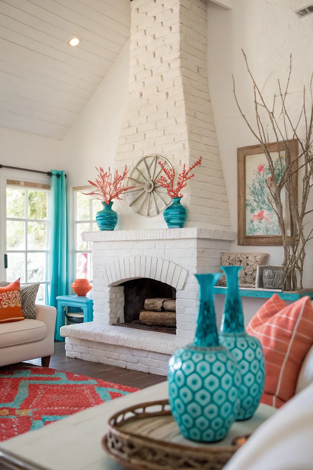 16+ Creative Chimney Paint Ideas to Elevate Your Space