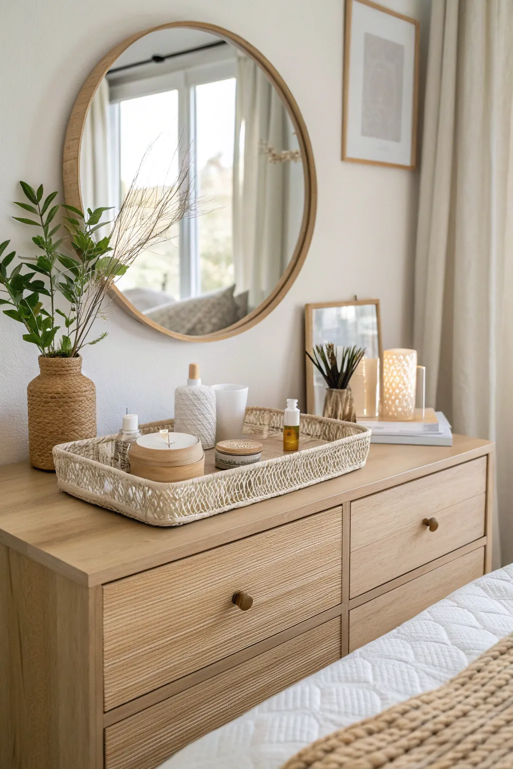 19+ Stylish Mirror Over Dresser Ideas