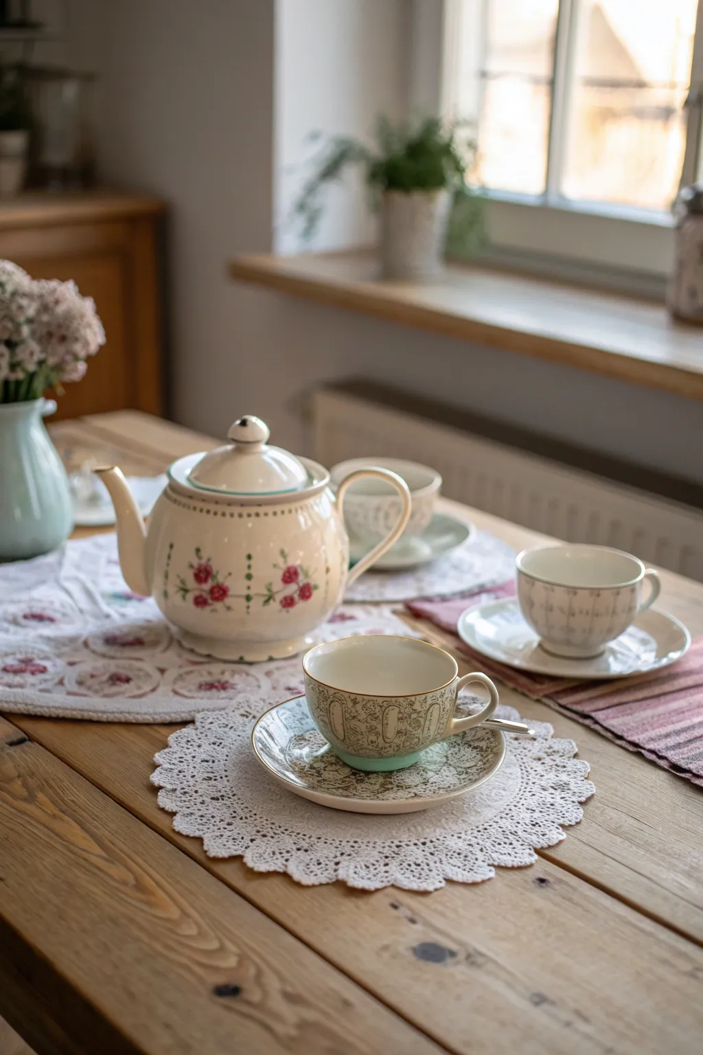 18+ Charming Tea Party Table Setting Ideas