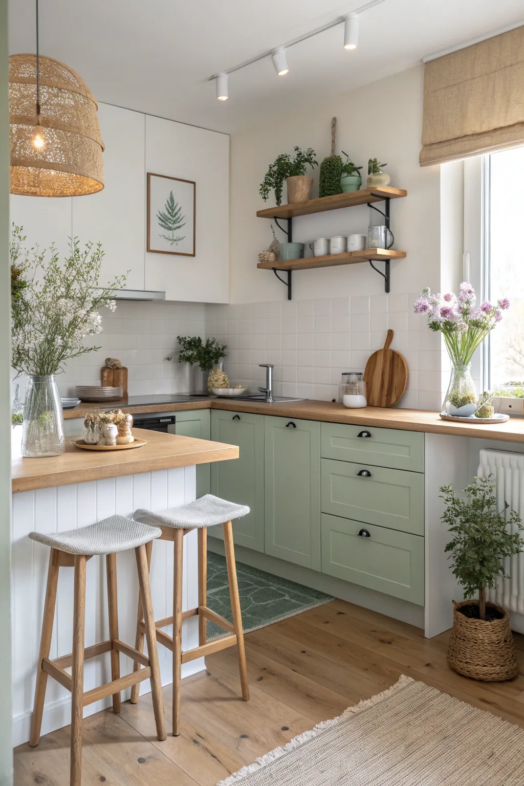 17+ Creative Small Kitchen Peninsula Ideas