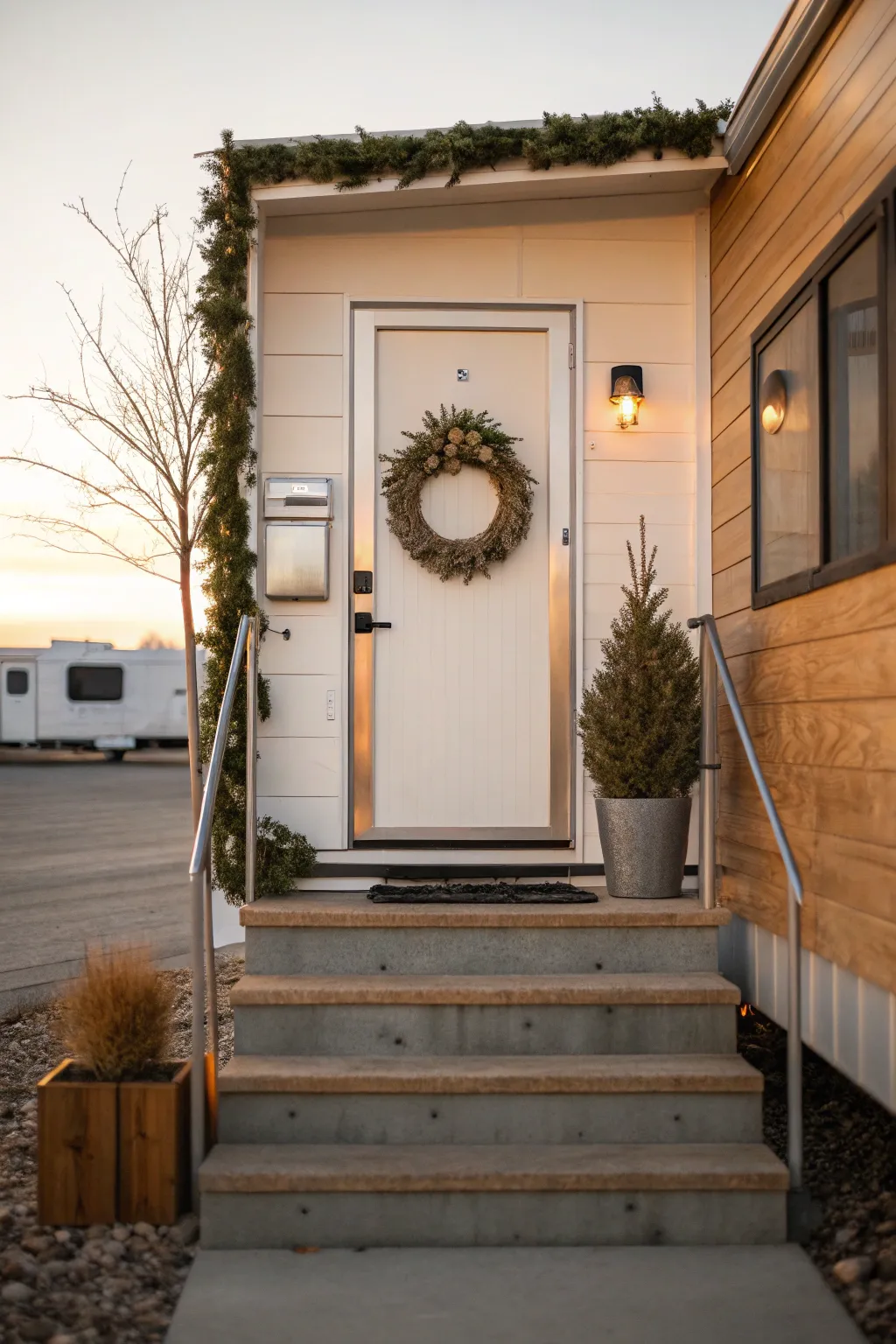 18+ Inspiring Mobile Home Front Door Ideas