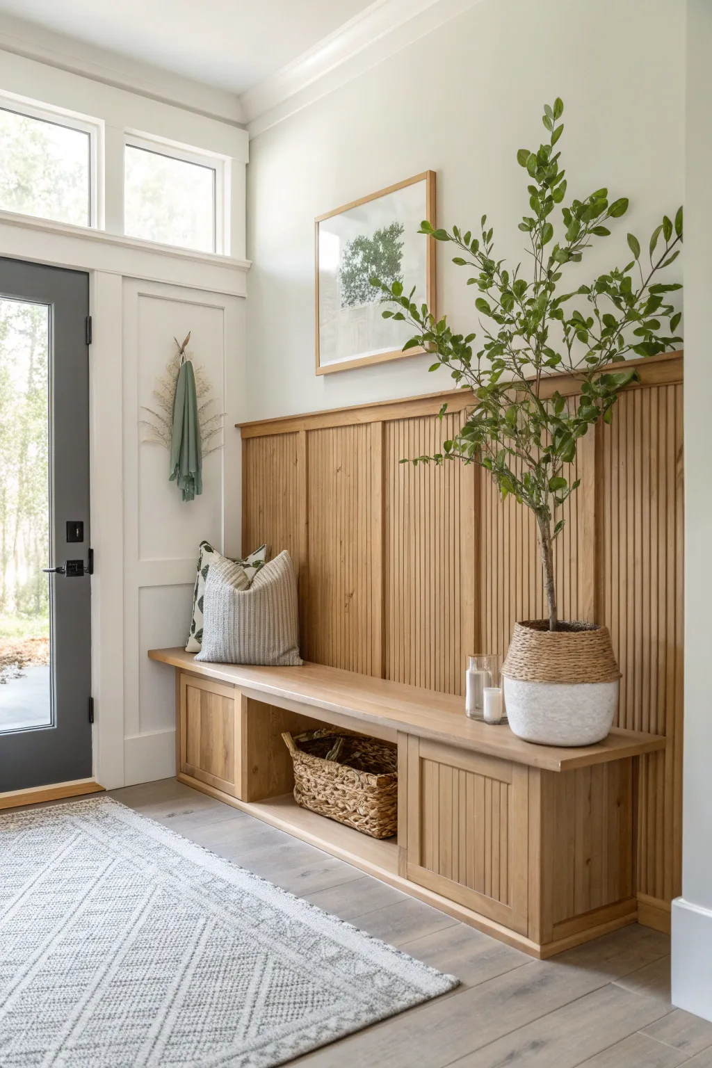 20+ Stylish Modern Wainscoting Entryway Ideas