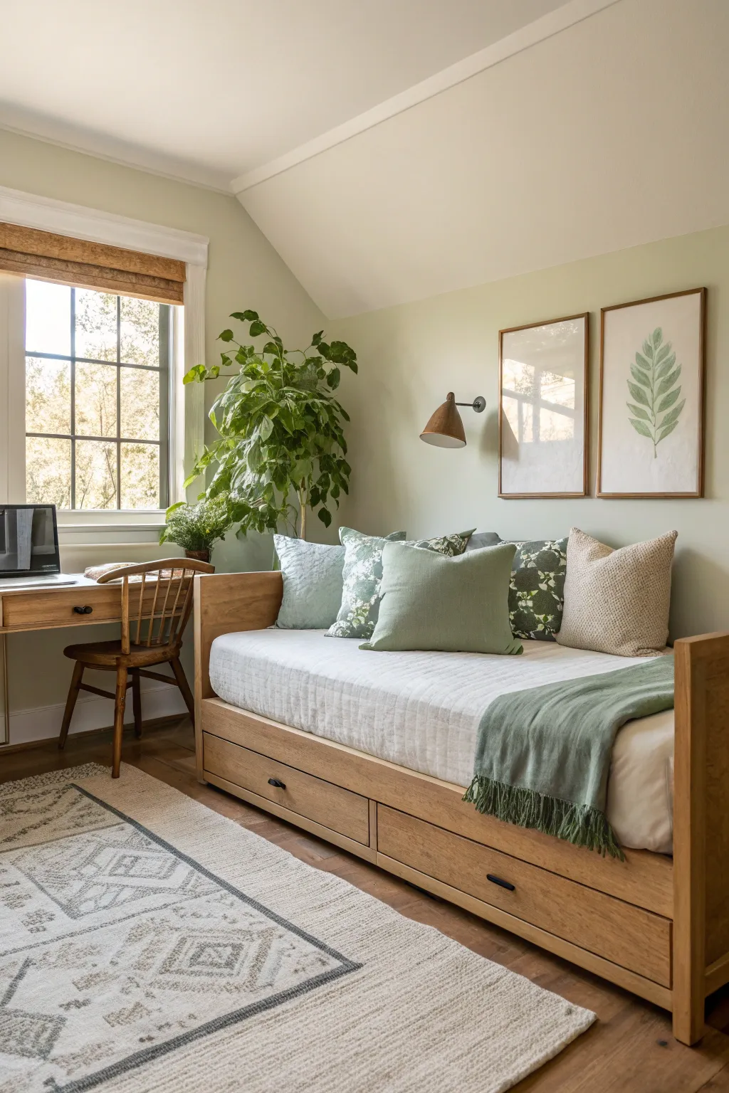 19+ Inspiring Home Office Guest Room Ideas