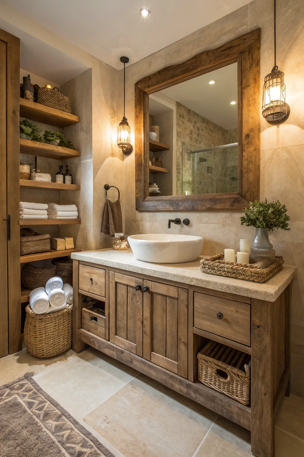 15+ Inspiring Organic Modern Bathroom Ideas