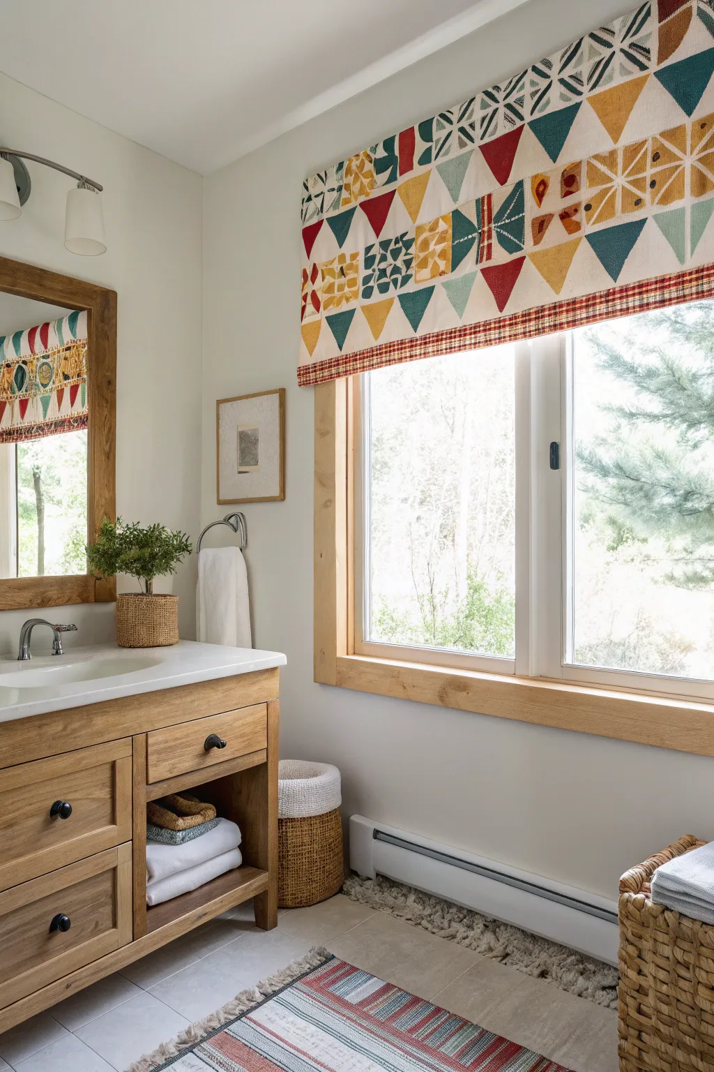 20+ Stylish Bathroom Valance Ideas to Refresh Your Space