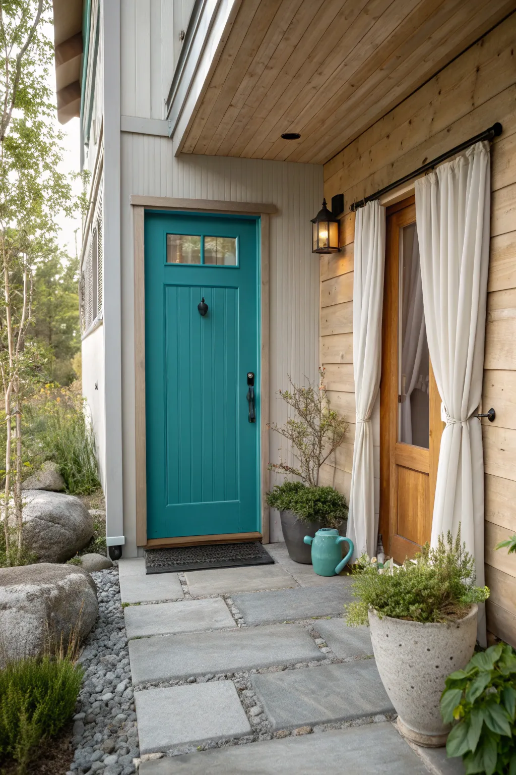 17+ Charming Small Back Door Entrance Ideas