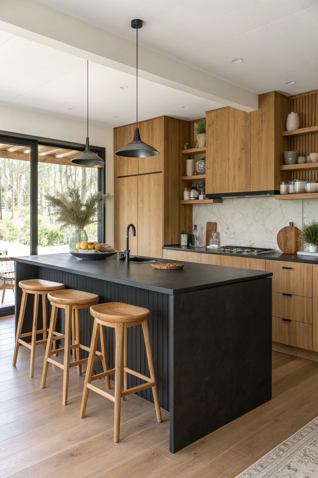 16+ Stylish Black Island Kitchen Ideas