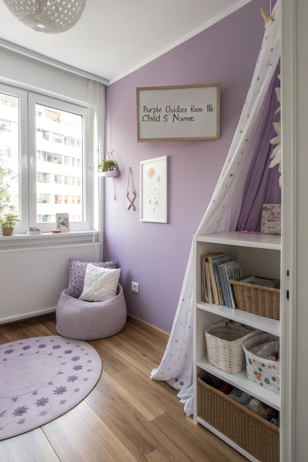 15+ Inspiring Purple Kids Room Ideas