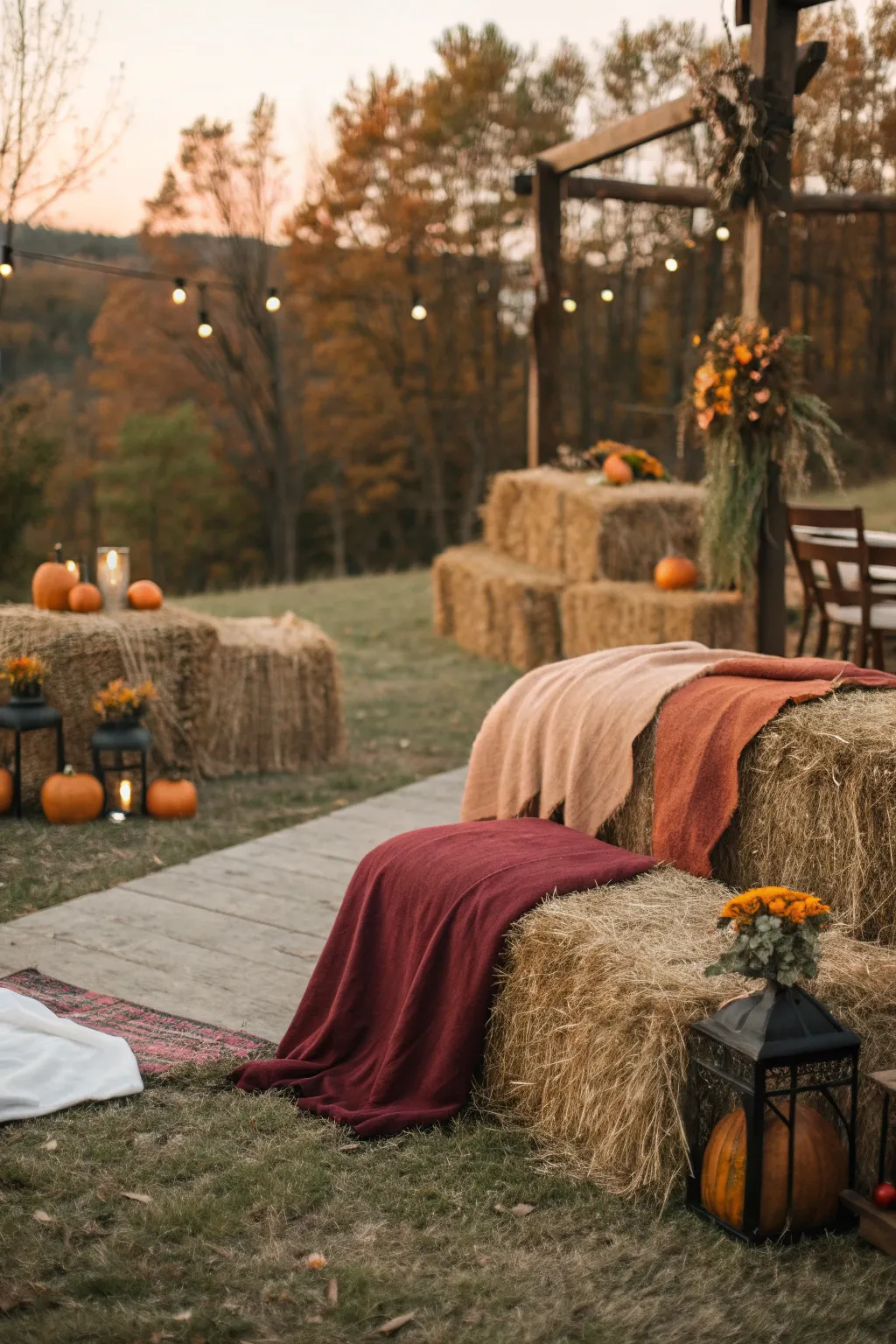 18+ Charming Outdoor Fall Wedding Ideas