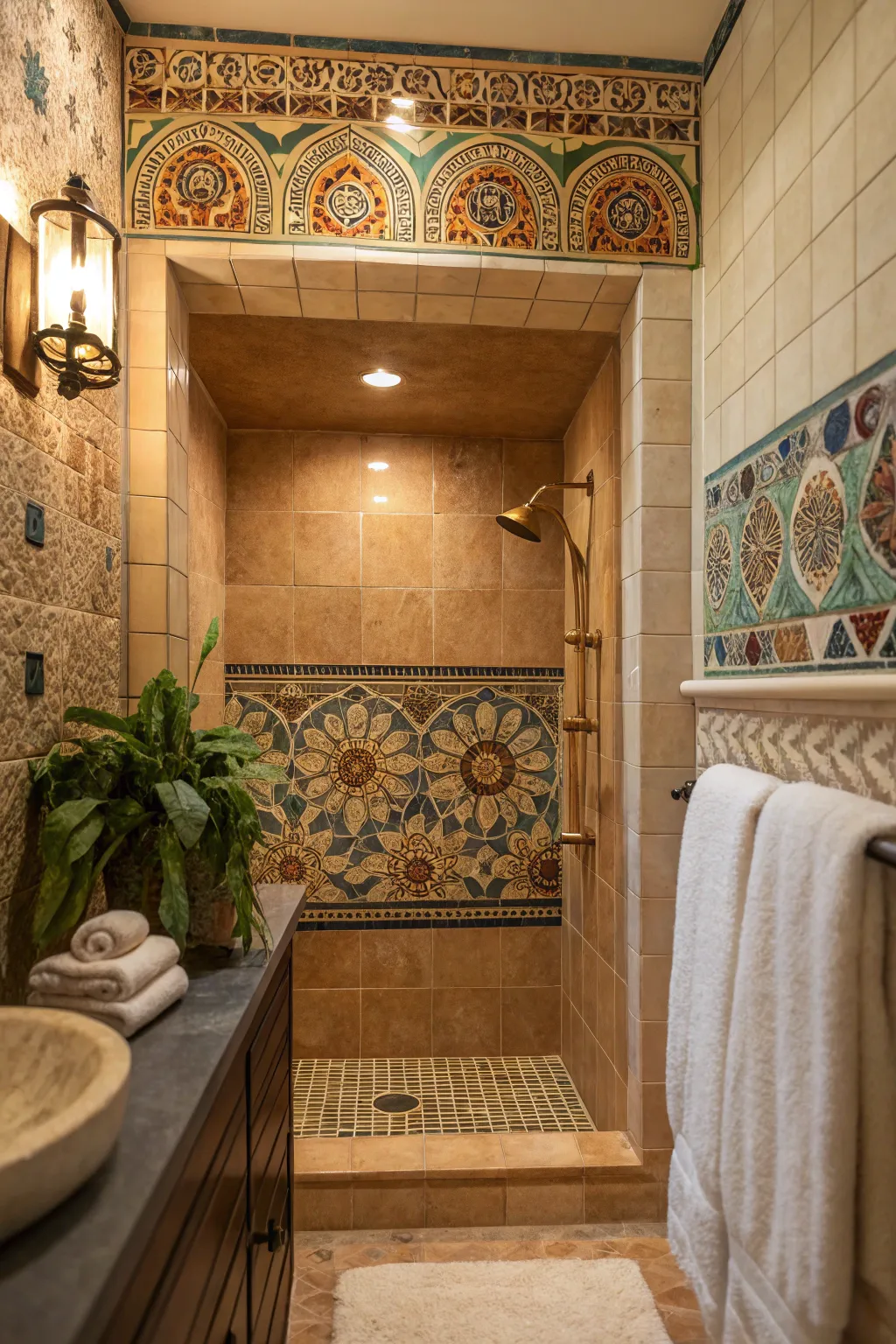 20+ Creative Tile Above Shower Surround Ideas