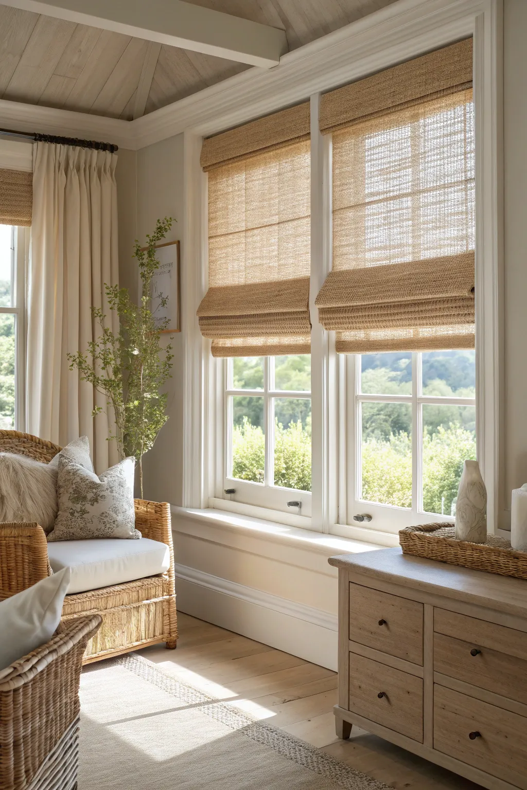 18+ Charming Farmhouse Window Treatment Ideas