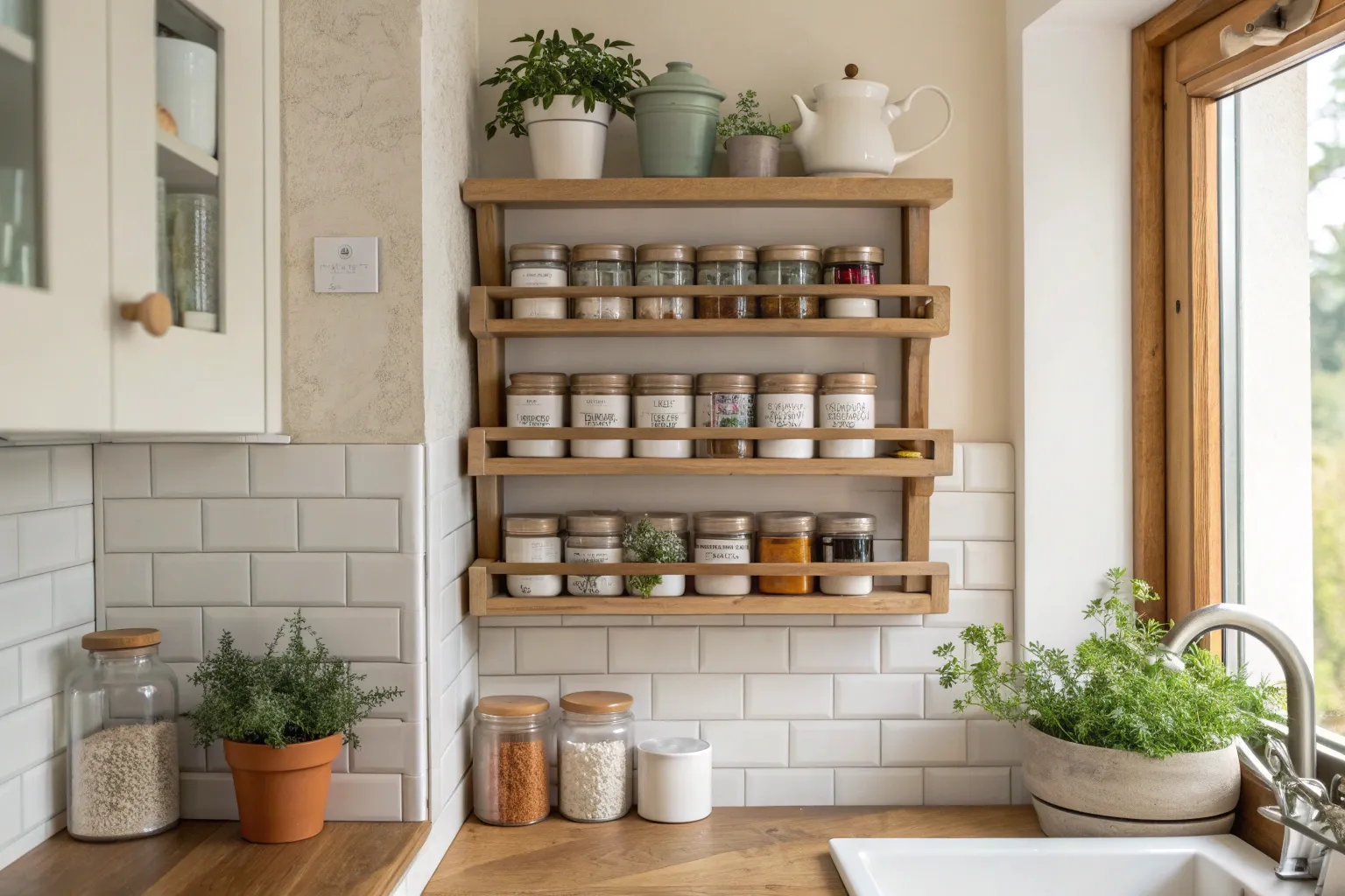 17+ Creative Spice Rack Wall Ideas for Your Kitchen